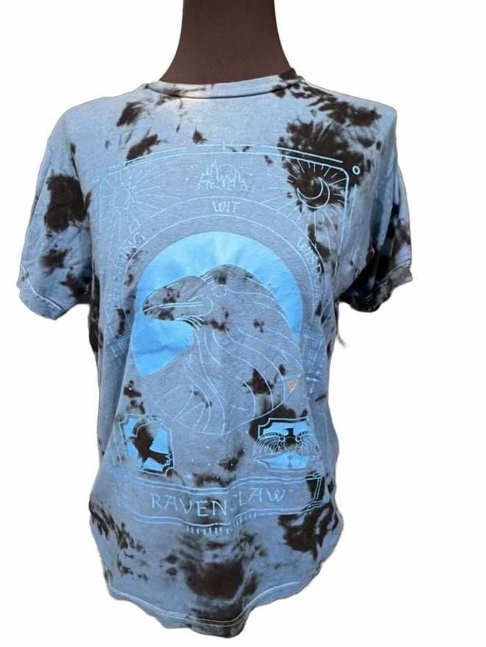 Harry Potter Ravenclaw House Tarot Tie-Dye T-Shirt